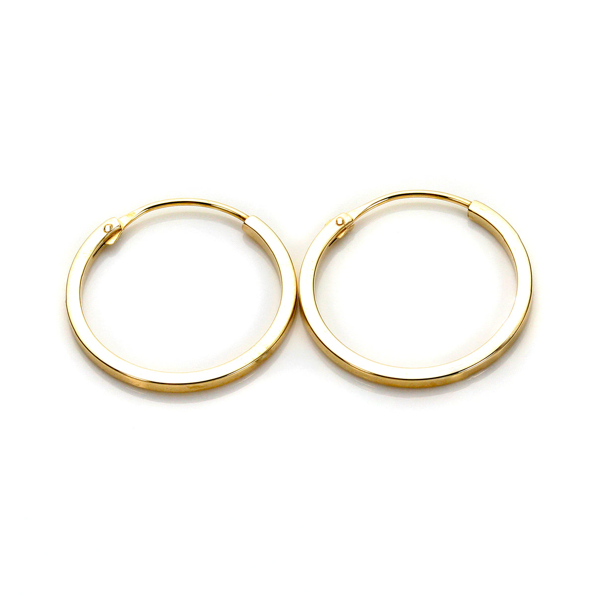 9ct Yellow Gold Hoop Earrings