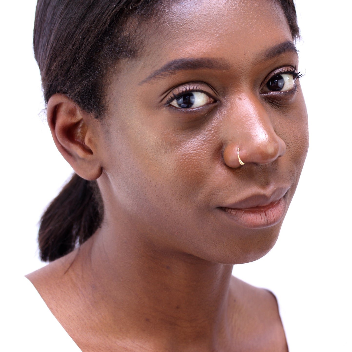 9ct Gold Spring 10mm Nose Ring