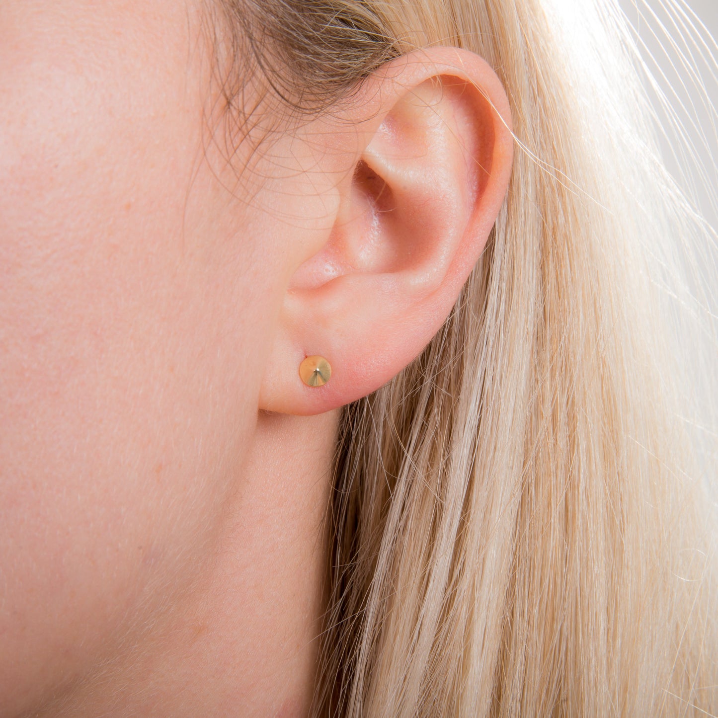 9ct Gold Spike Stud Earrings