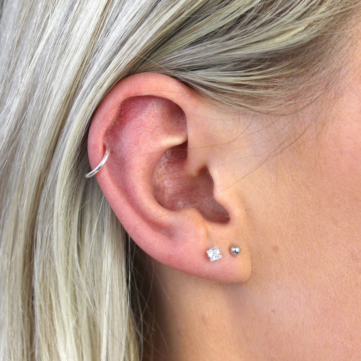 Sterling Silver 3 Pack Essential Earrings