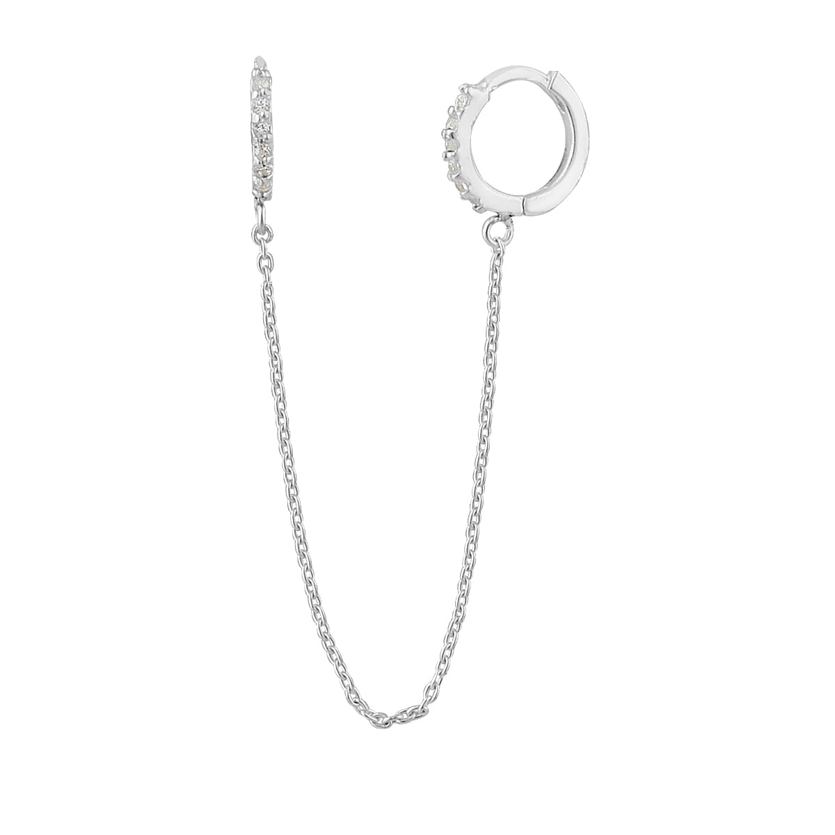 Girls' Cz Star Screw Back Sterling Silver Earrings - Clear - In Season Girls' Cz Star Screw Back Sterling Silver Earrings - Clear - In Season