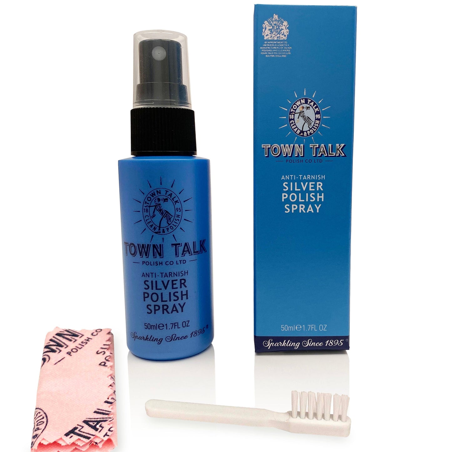 Town Talk Silver Polishing Liquid Spray 50ml