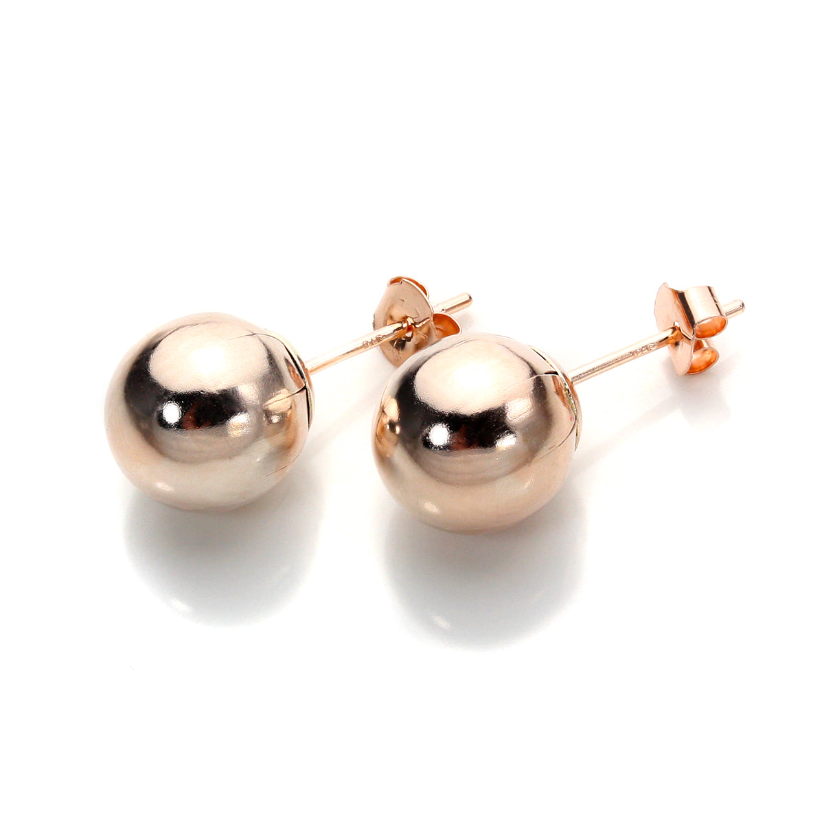 9ct Rose Gold Stud Earrings