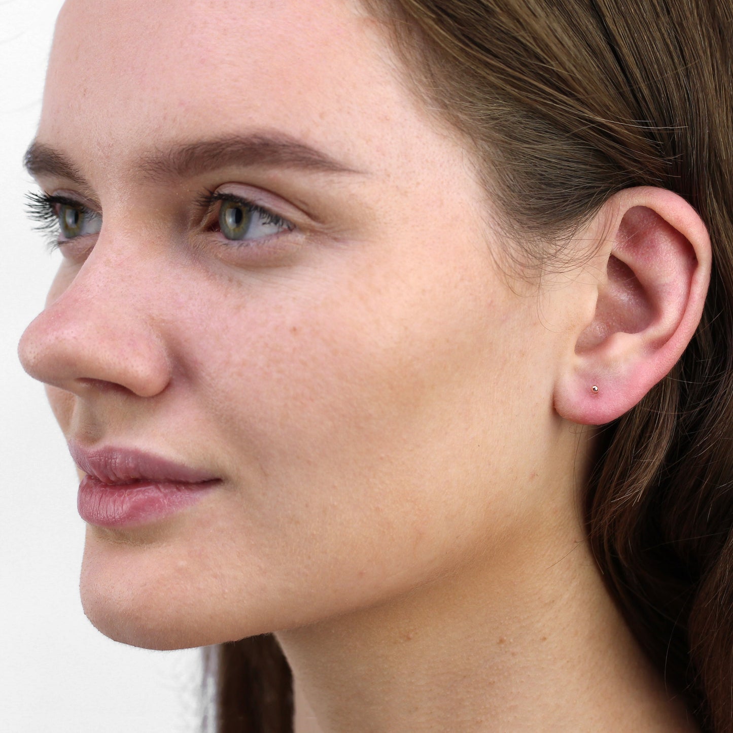 9ct Rose Gold 2mm Ball Stud Earrings