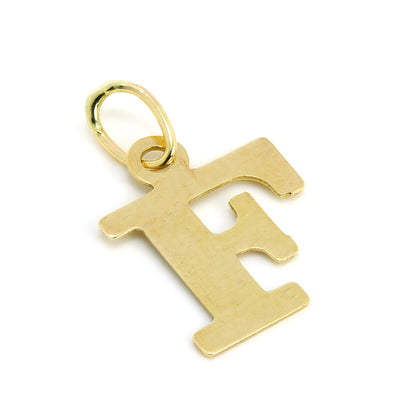 Lightweight Small 9ct Gold Initial Letter Charms A - Z