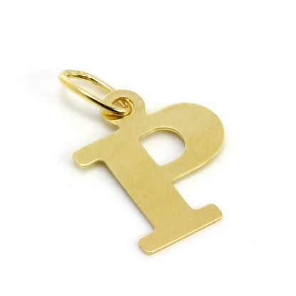 Lightweight Small 9ct Gold Initial Letter Charms A - Z