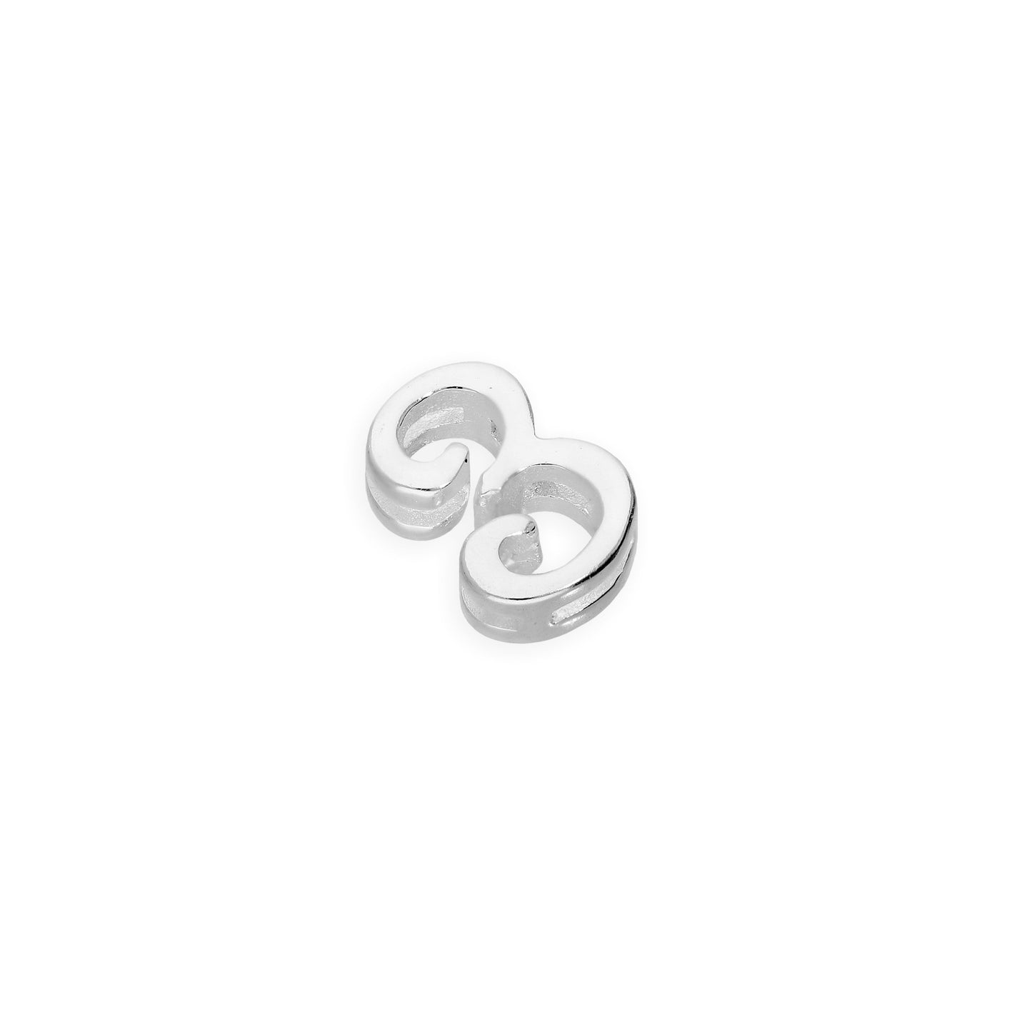Sterling Silver Floating Birthday Number Charms 0 - 9