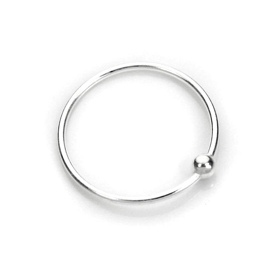 Sterling Silver BCR Nose Ring