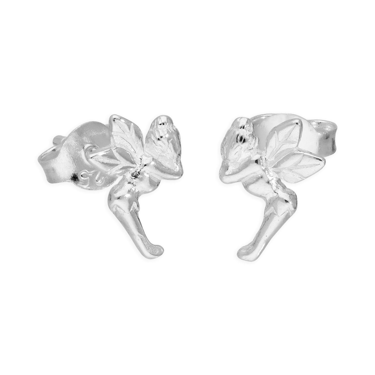 Sterling Silver Little Fairy Stud Earrings