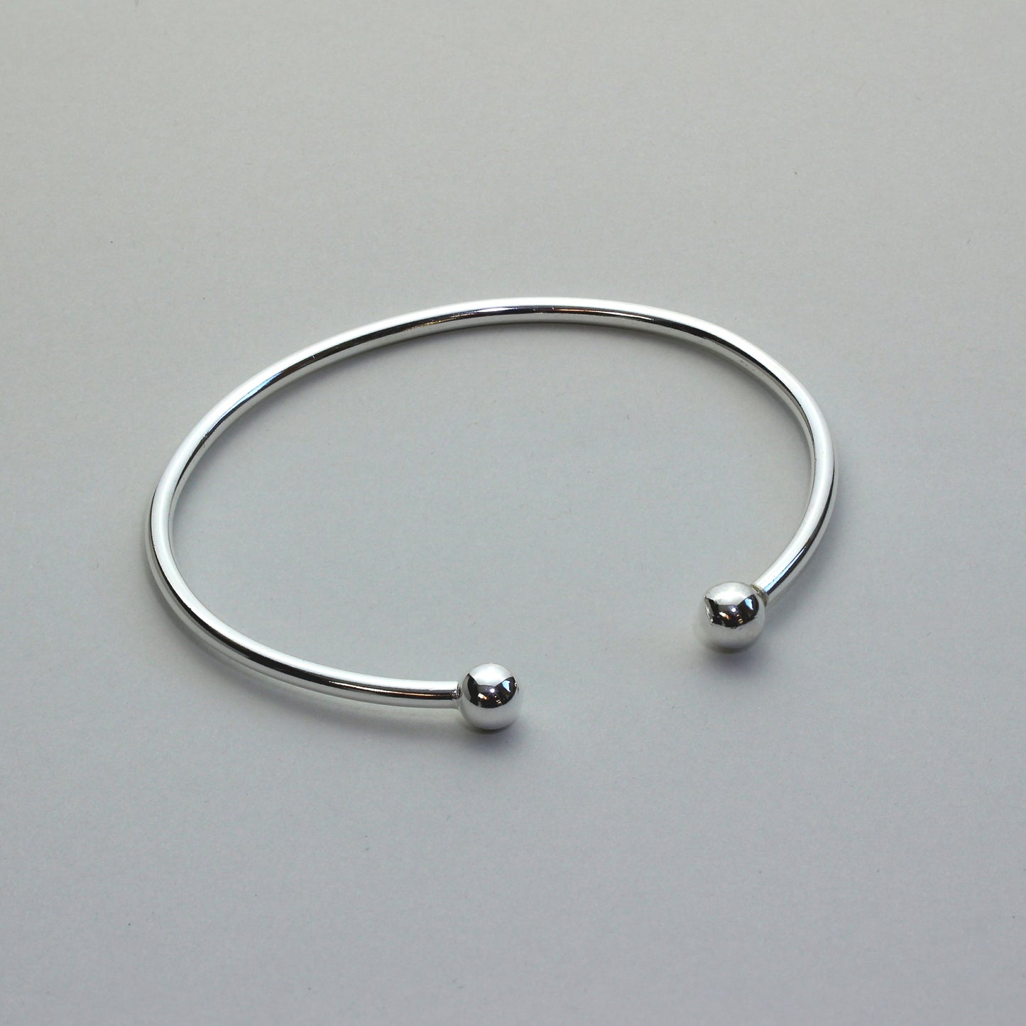 Solid Sterling Silver Torque Mens Bangle