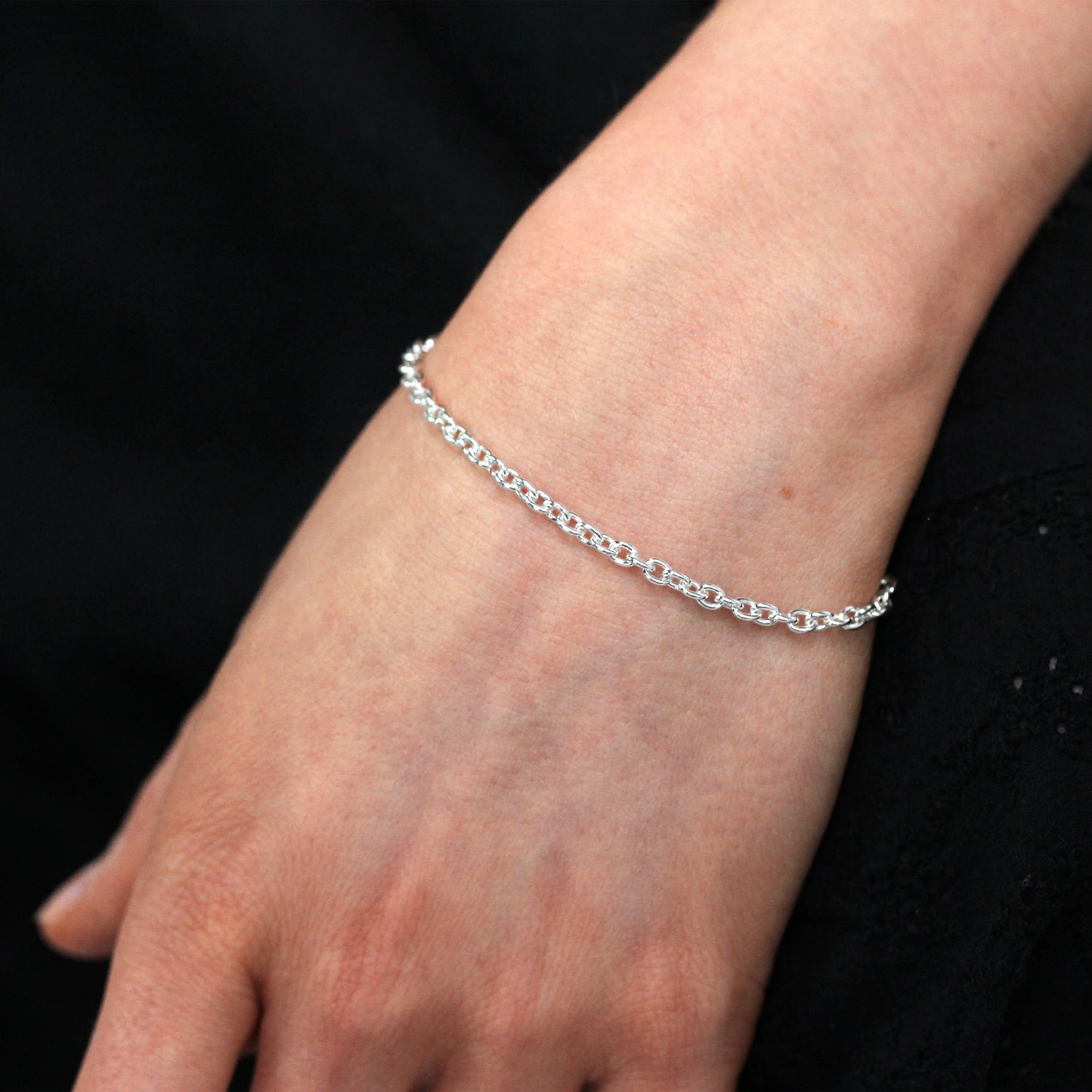 Sterling Silver Charm Bracelet 5.5 Inches 6 Inches 7 Inches 8 Inches