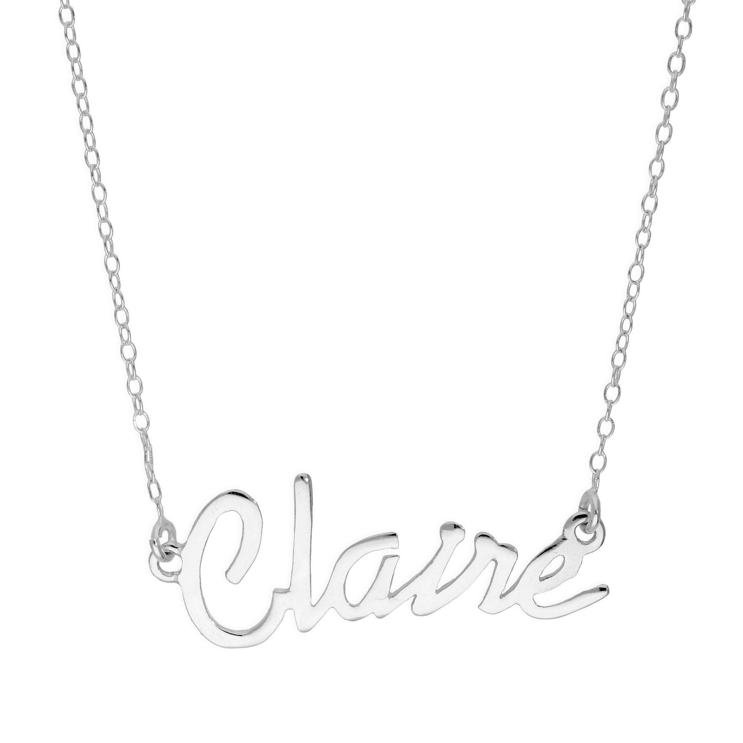 Sterling Silver Claire Necklace on 14 Inch Chain