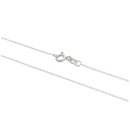 Sterling Silver Fine 0.8mm Cable Chain 14 - 32 Inches