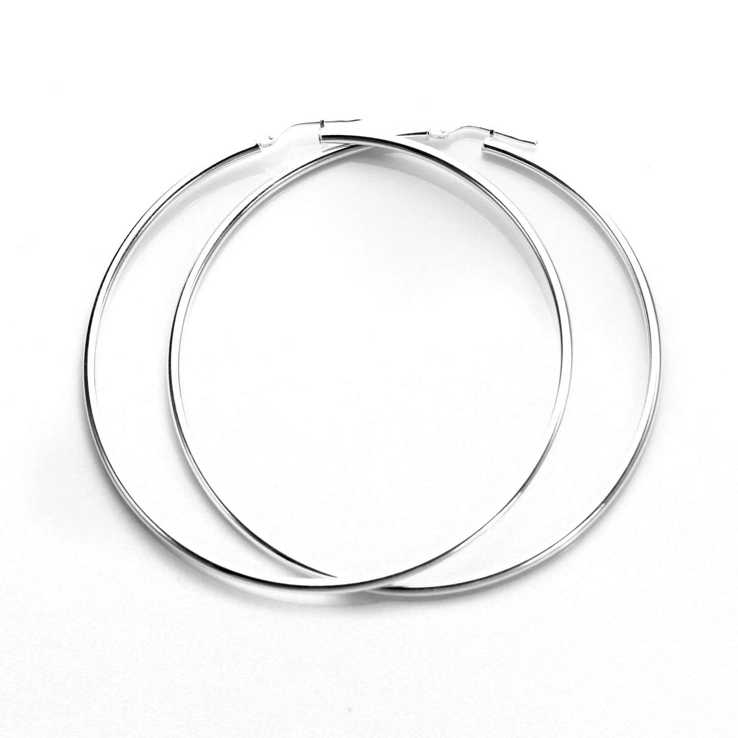 Sterling Silver 2mm Hoop Earrings