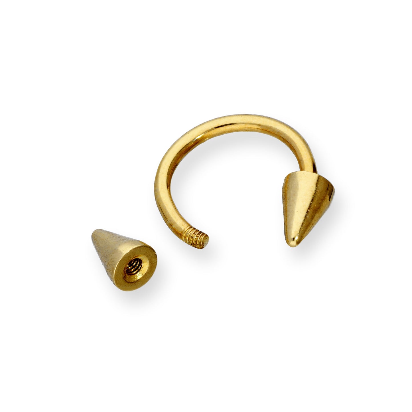 9ct Gold Double Arrow Head Nose Ring