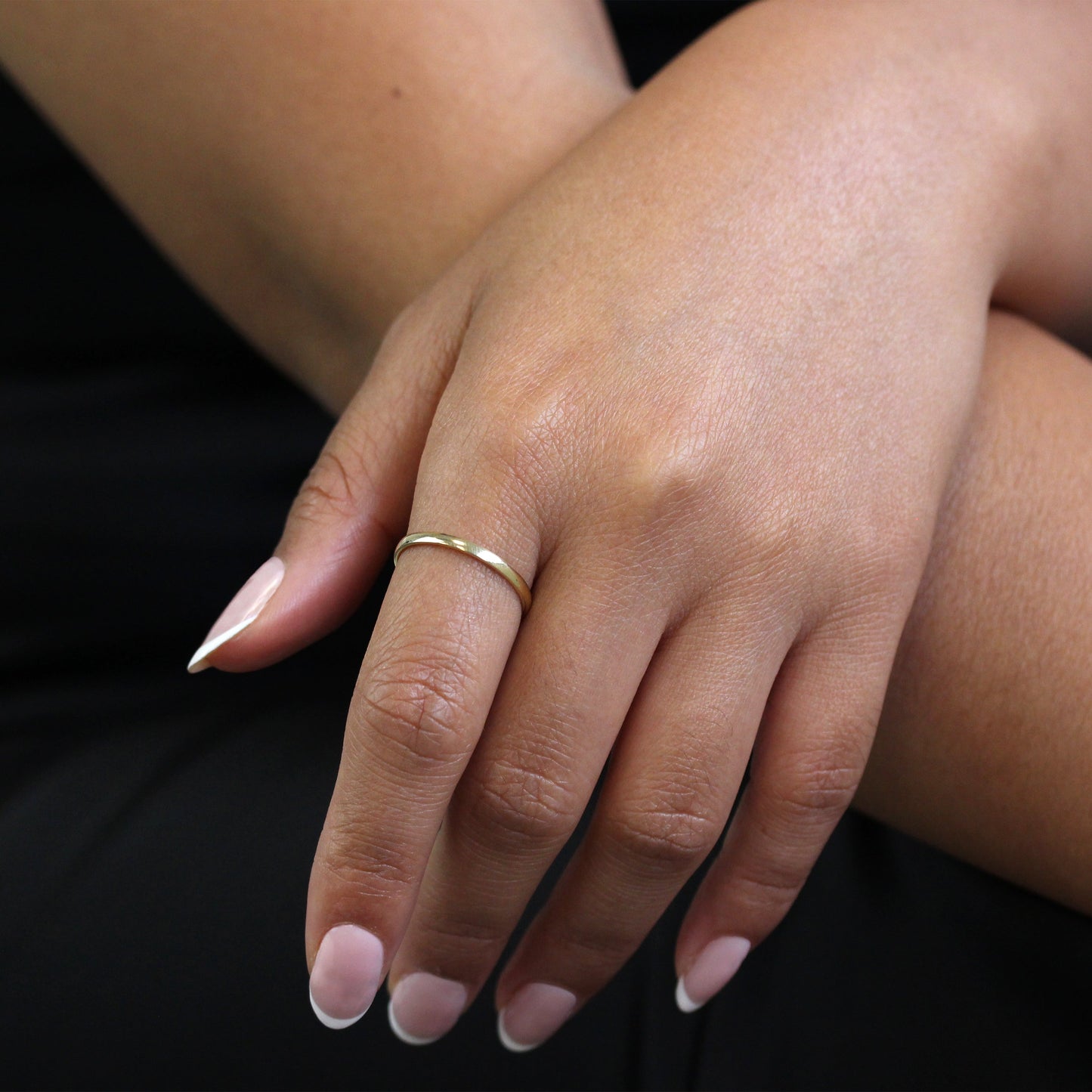 9ct Gold 2mm Wedding Band Ring Size I - U