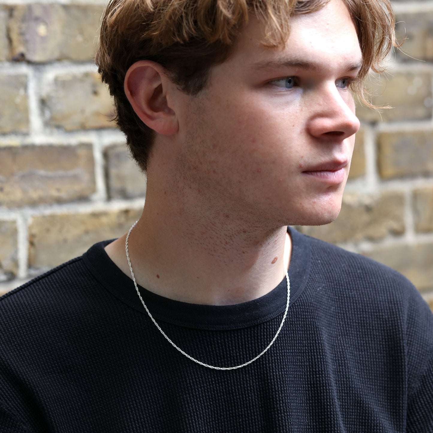 Sterling Silver Prince of Wales Chain 16 -24 Inches