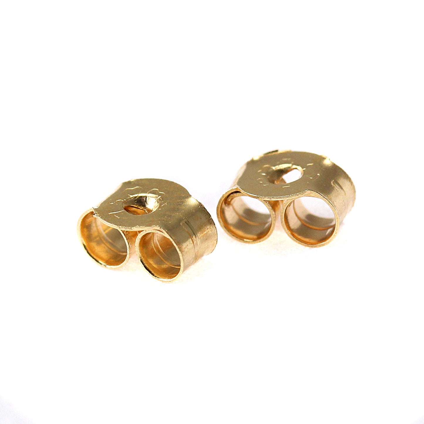 9ct Gold Butterfly Backs Scrolls for Stud Earrings 3mm 4mm 5mm