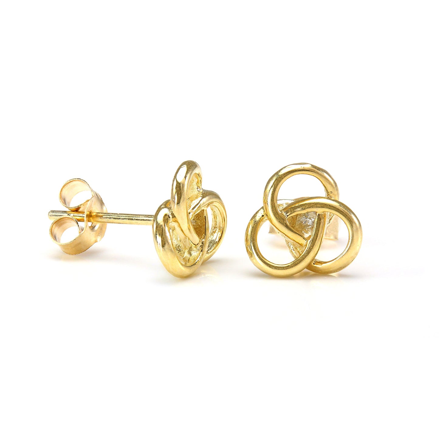 9ct Gold Celtic Knot Stud Earrings
