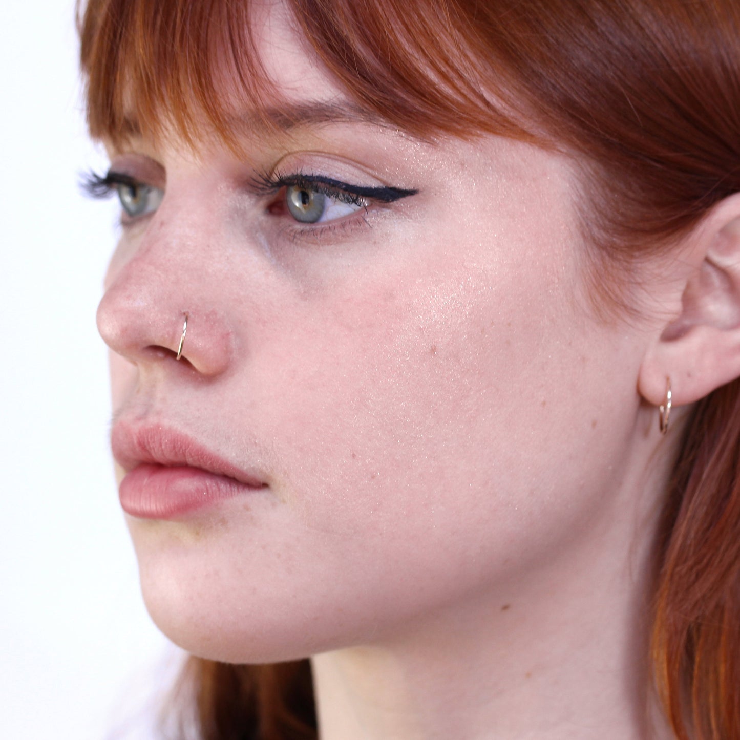 9ct Gold 10mm Lightweight Nose Ring