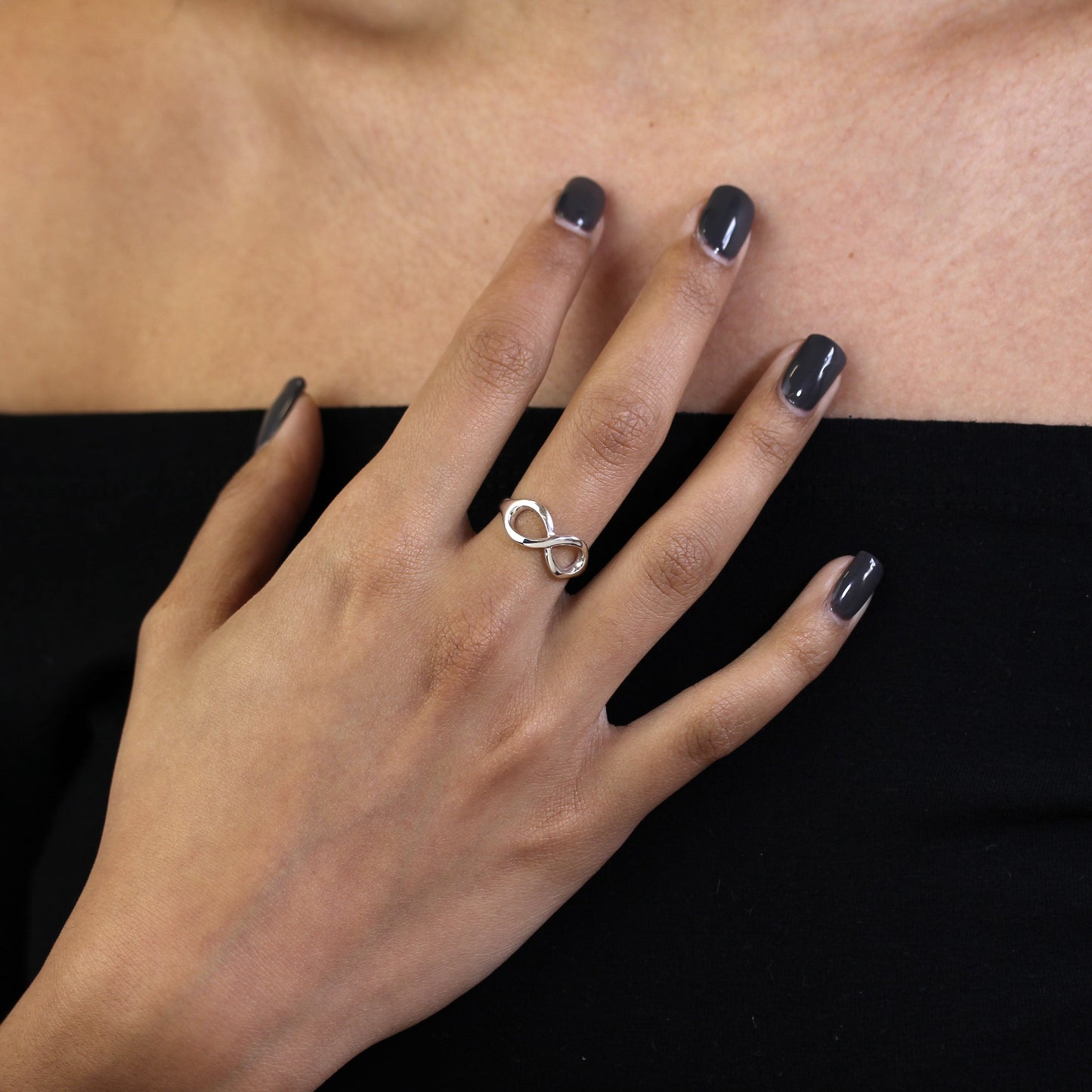 Sterling Silver Infinity Ring