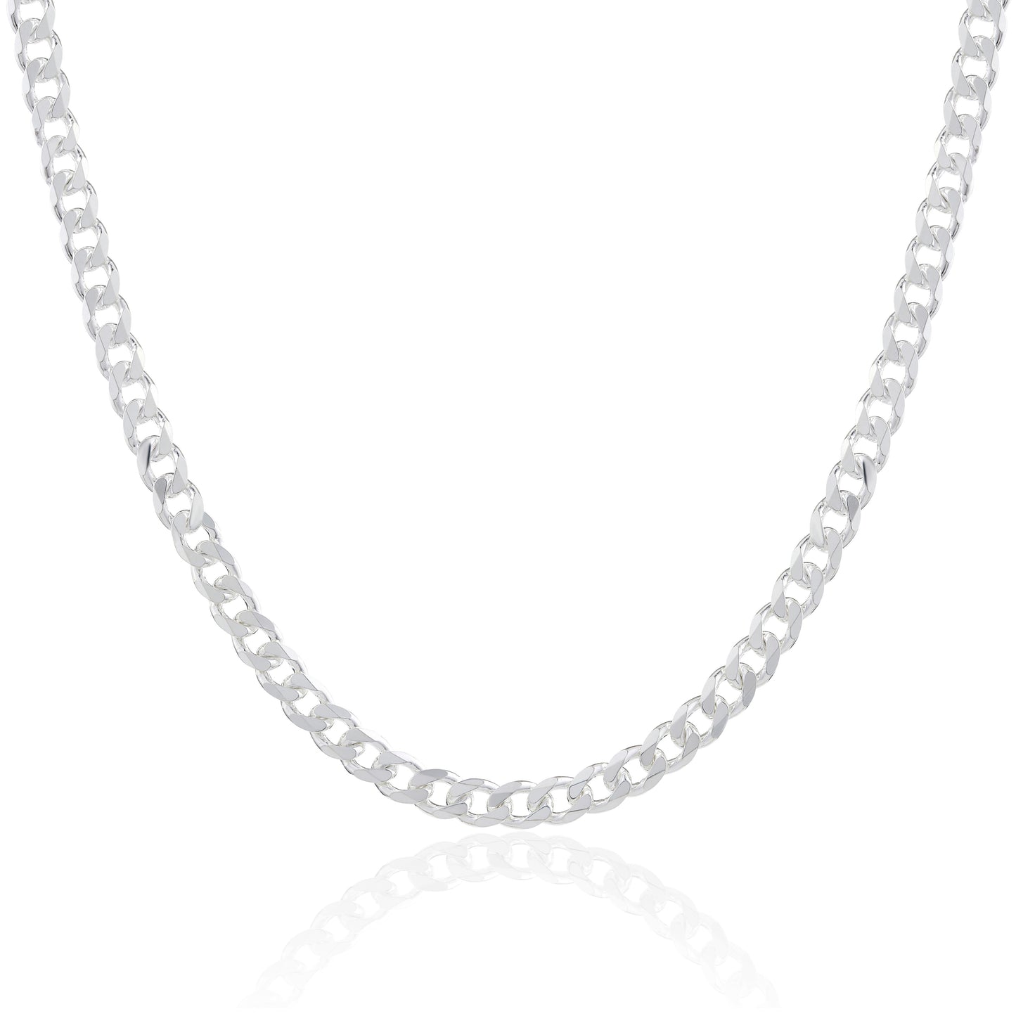 Sterling Silver Curb Chain & Bracelet