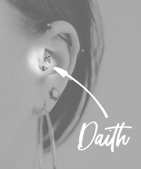 daith ear piercing