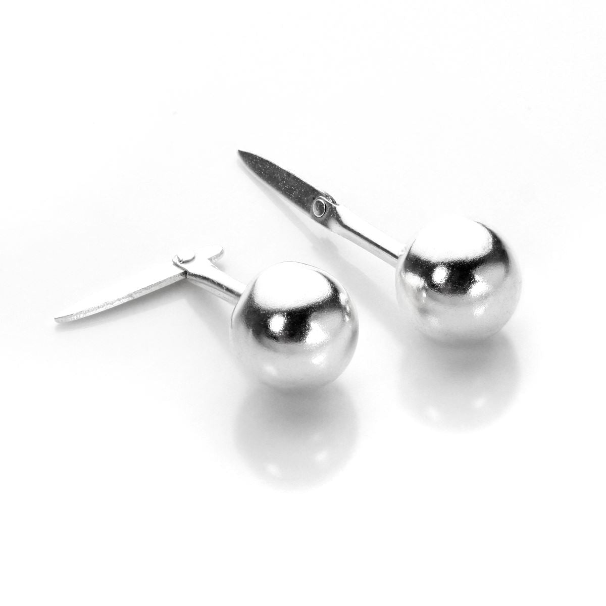 Andralok Sterling Silver Ball Stud Earrings - jewellerybox