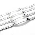 Sterling Silver Gents ID Plate Bracelet