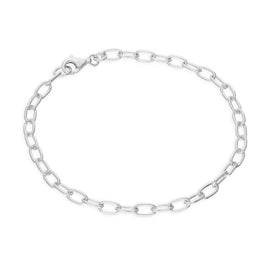 Sterling Silver Charm Bracelet 6.5 - 8.5 Inches