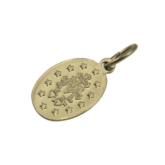 Gold St Mary Pendant - Polished or Matt