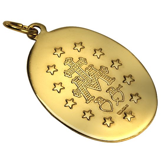 Gold Miraculous Medal