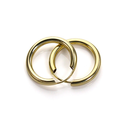 9ct Yellow Gold Hoop Earrings