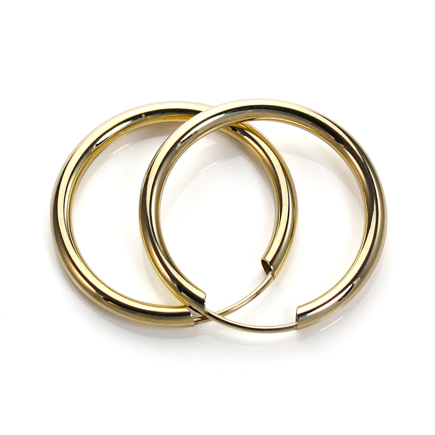 9ct Yellow Gold Hoop Earrings