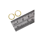 9ct Yellow Gold 10mm Hoop Earrings