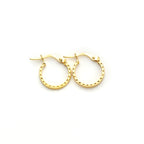 9ct Yellow Gold Hoop Earrings
