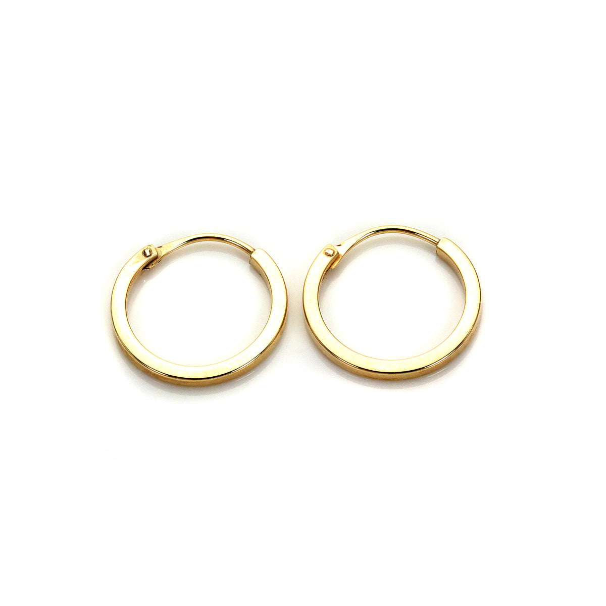9ct Yellow Gold Hoop Earrings