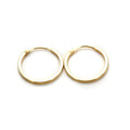 9ct Yellow Gold Hoop Earrings