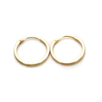 9ct Yellow Gold Hoop Earrings