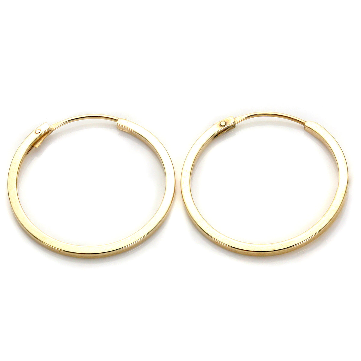 9ct Yellow Gold Hoop Earrings