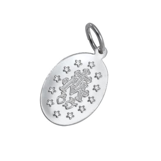 Sterling Silver Miraculous Medal - Polished or Matt