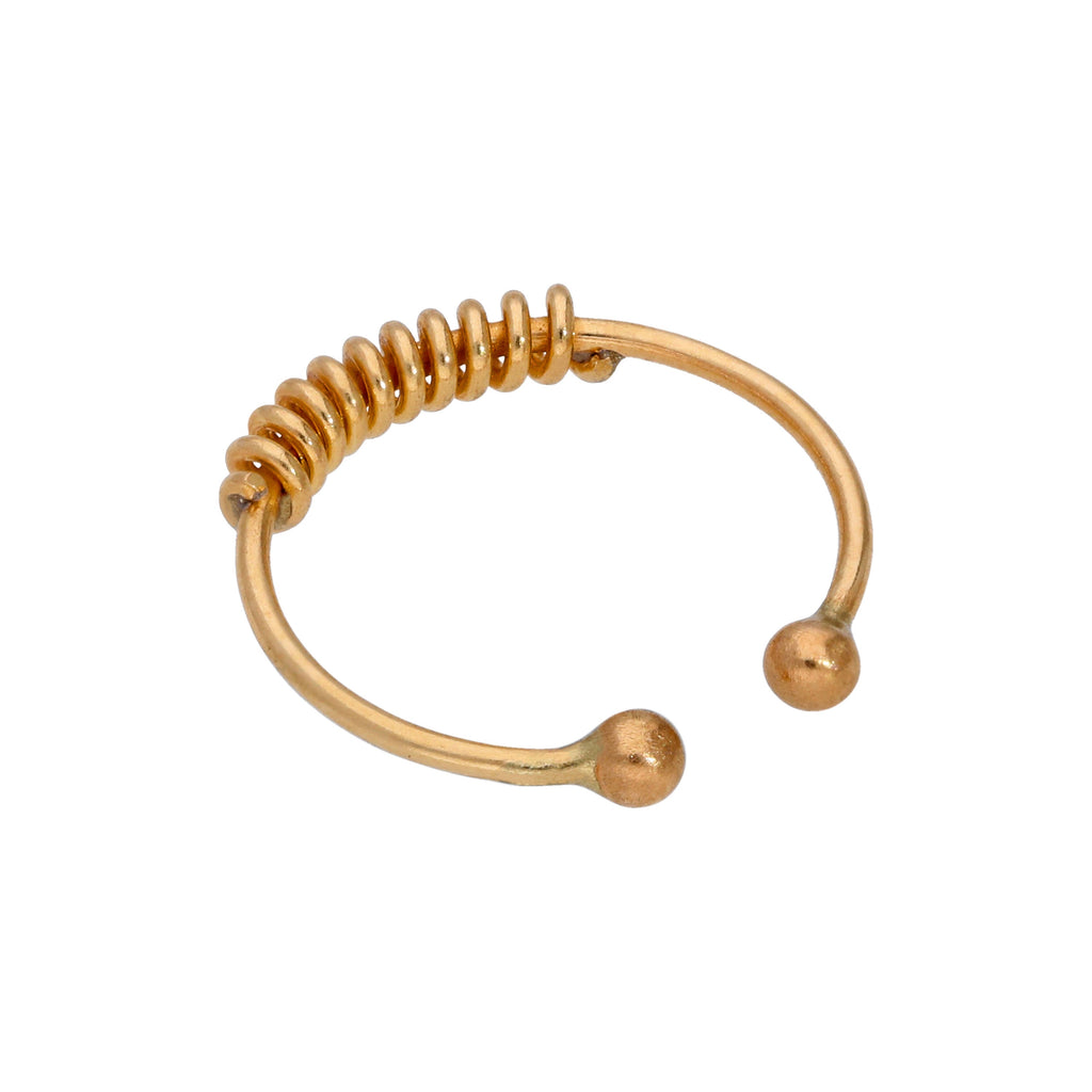 9ct Gold Spring 10mm Nose Ring