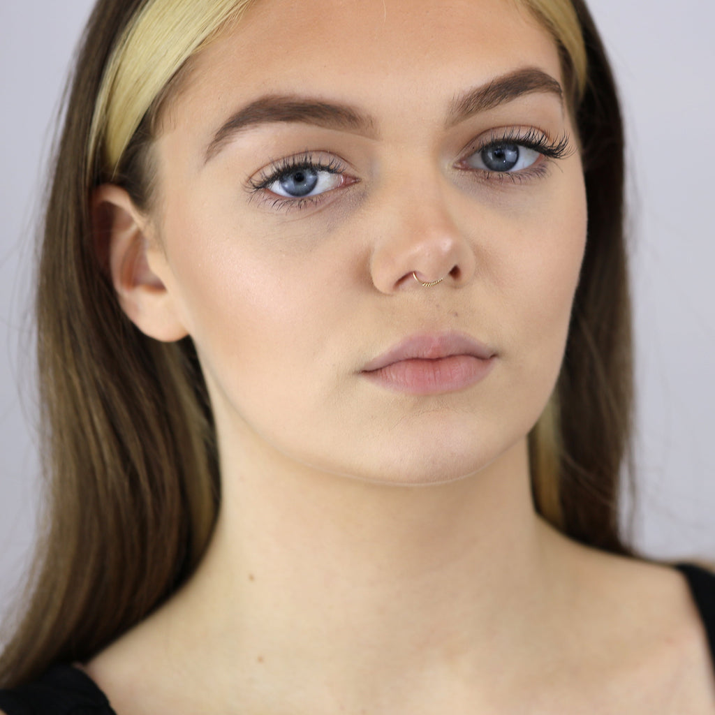 9ct Gold Spring 10mm Nose Ring