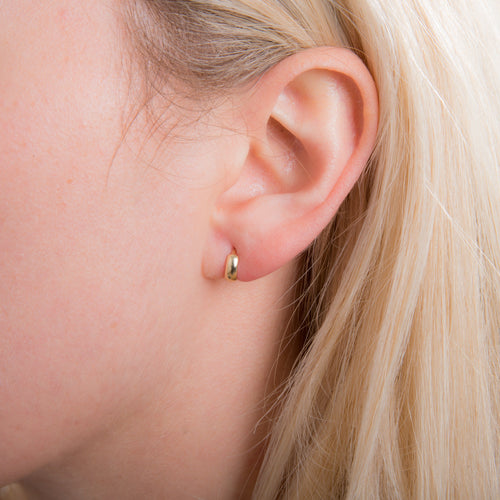 9ct Gold Huggie Hoop Earrings
