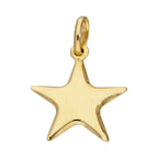Gold Plated Sterling Silver Star Charm