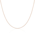 Rose Gold Plated Sterling Silver Diamond Cut Curb Choker 12 + 3 Inches