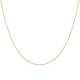 Rose Gold Plated Sterling Silver Diamond Cut Curb Choker 12 + 3 Inches