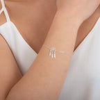 Sterling Silver Dream Catcher Adjustable Bracelet