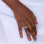 Sterling Silver Tiara Crown Clear CZ Adjustable Ring