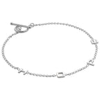 Sterling Silver HOPE 7 Inch Bracelet
